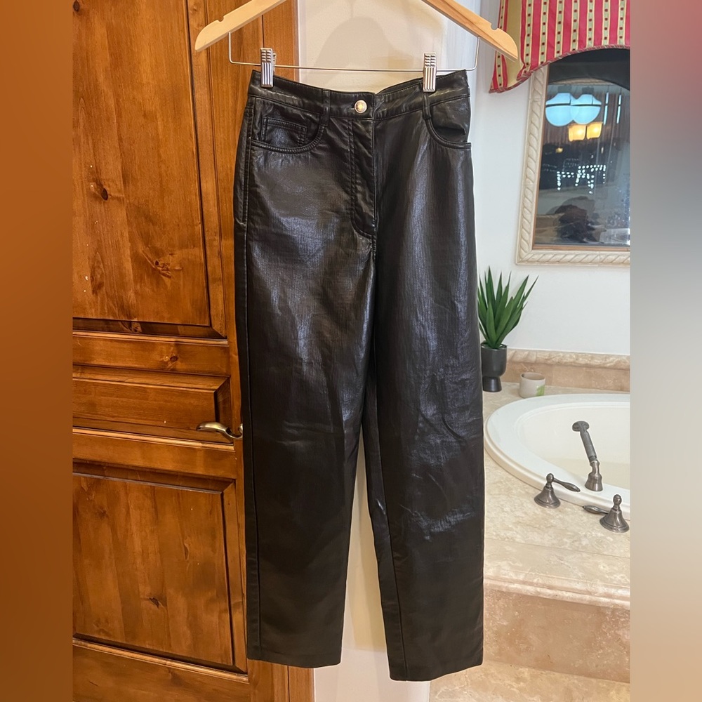 Aritzia Wilfred leather pant